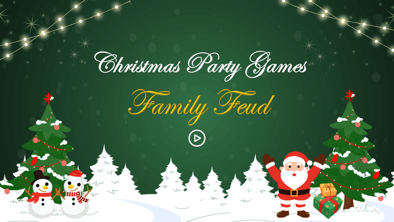 Christmas Party Games Family Feud slide 1