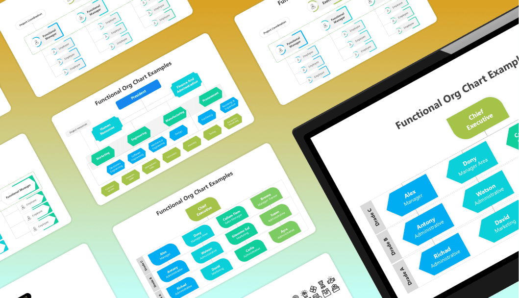 560-slideegg502040-functional-structure-organizational-chart
