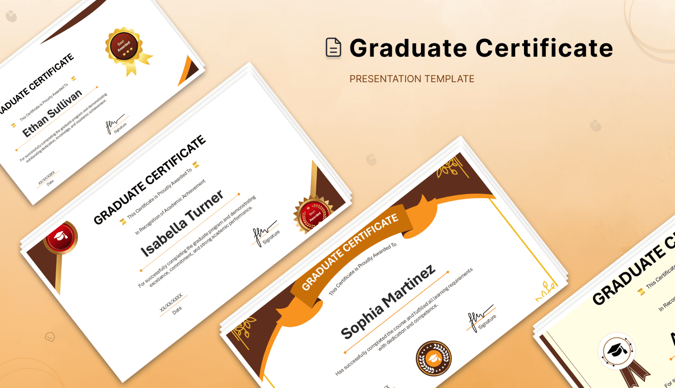 The Graduate Certificate PowerPoint slide1