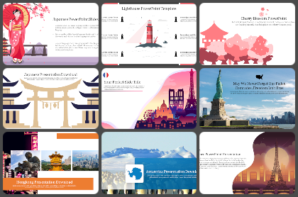 Places Powerpoint Templates