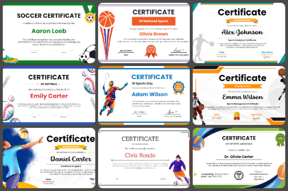 Sports Certificate
