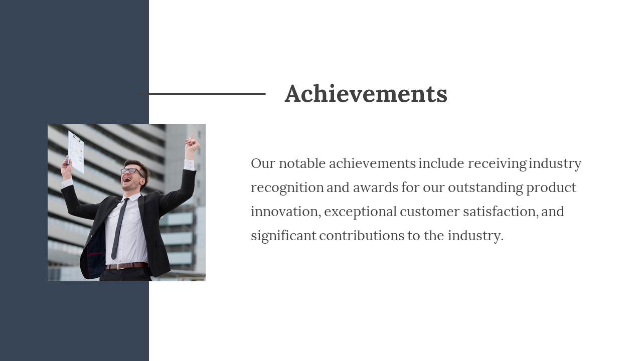 Businessmen celebrate success outdoors, holding a recognition certificate and smiling triumphantly on a white theme.