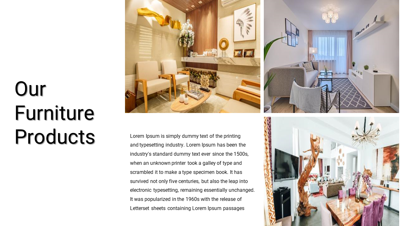 Living room furniture displays featuring cozy seating, stylish decor, and modern designs on a white backdrop.