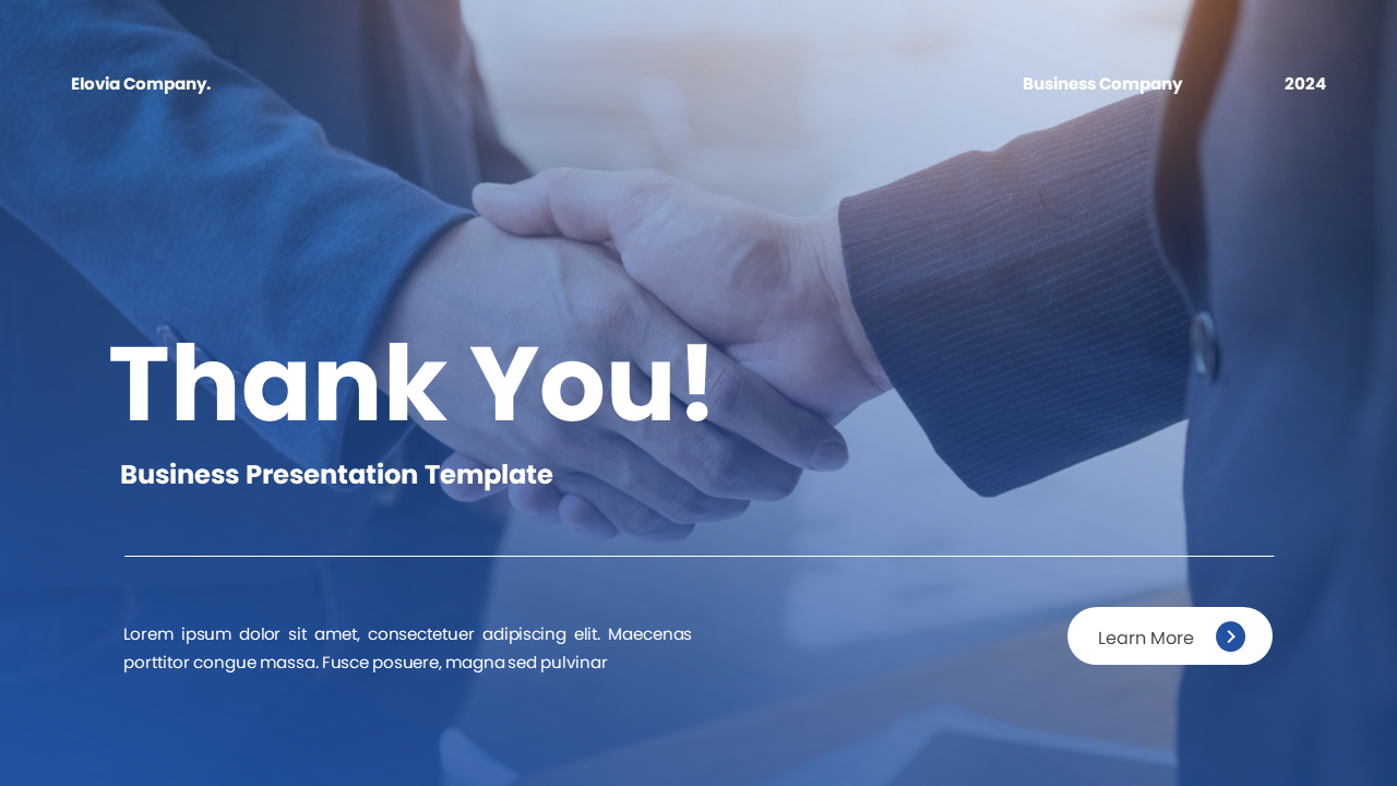 Close up of two business professionals shaking hands as a gesture of agreement or appreciation on a blue backdrop.