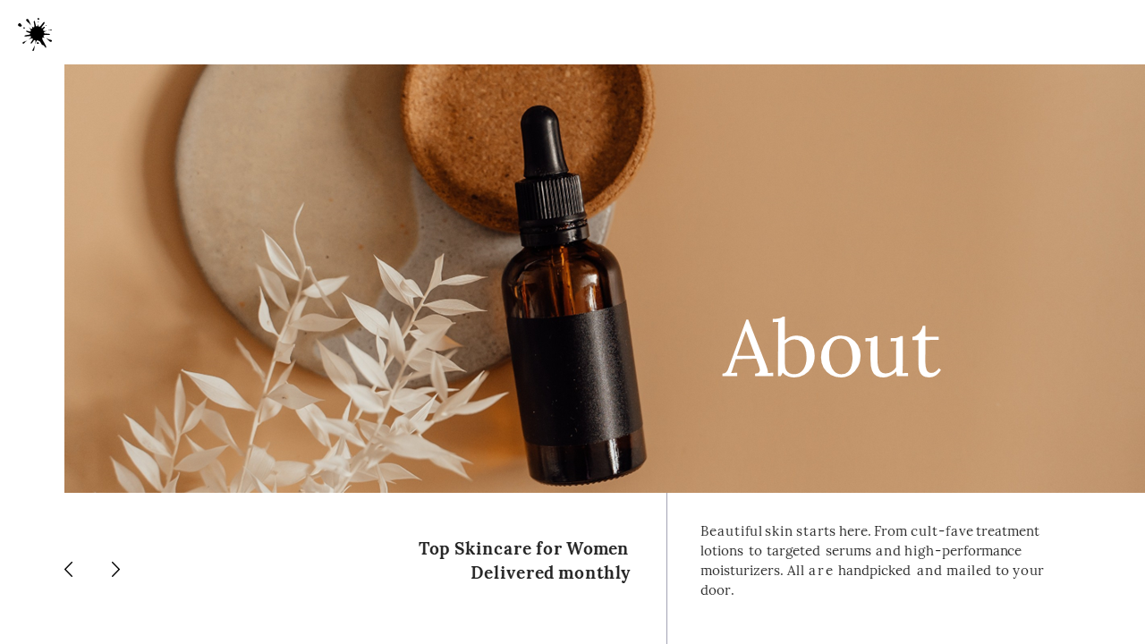 An elegant skincare product displayed on a round plate, featuring a dropper bottle with a minimalistic design.