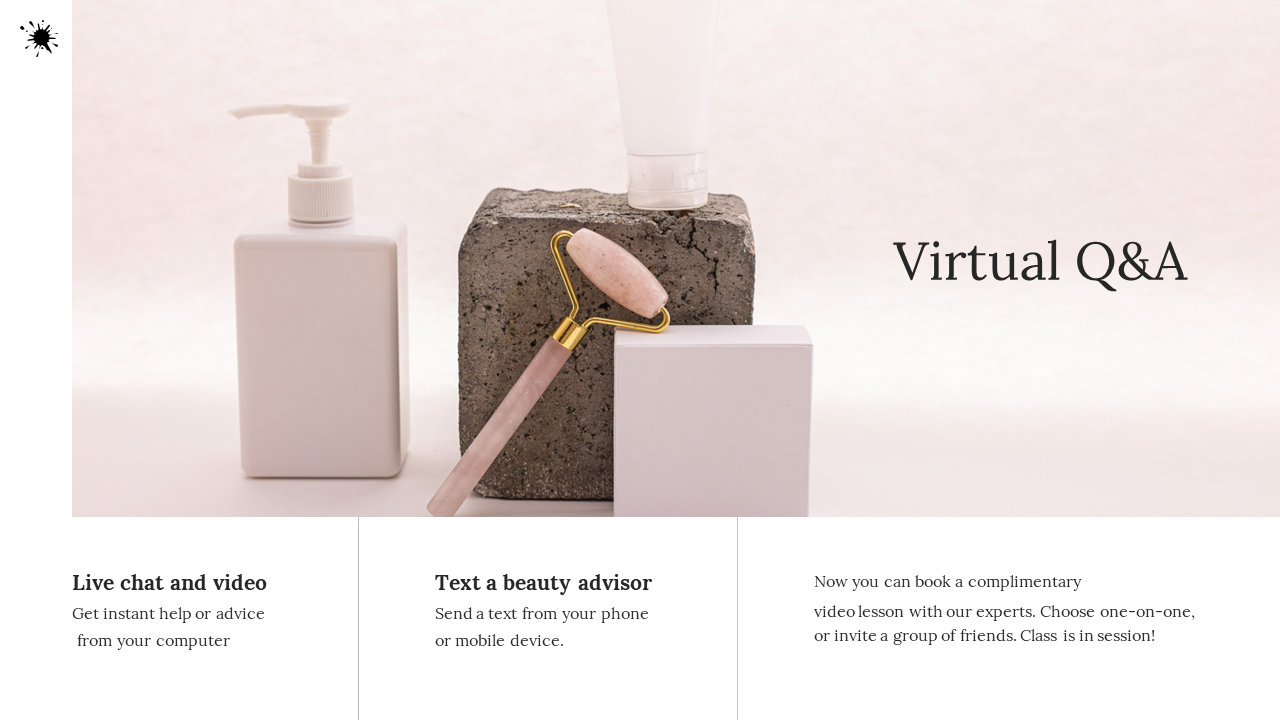 A set of skincare products including a white pump bottle, a rose quartz roller, and a simple box on a neutral background.