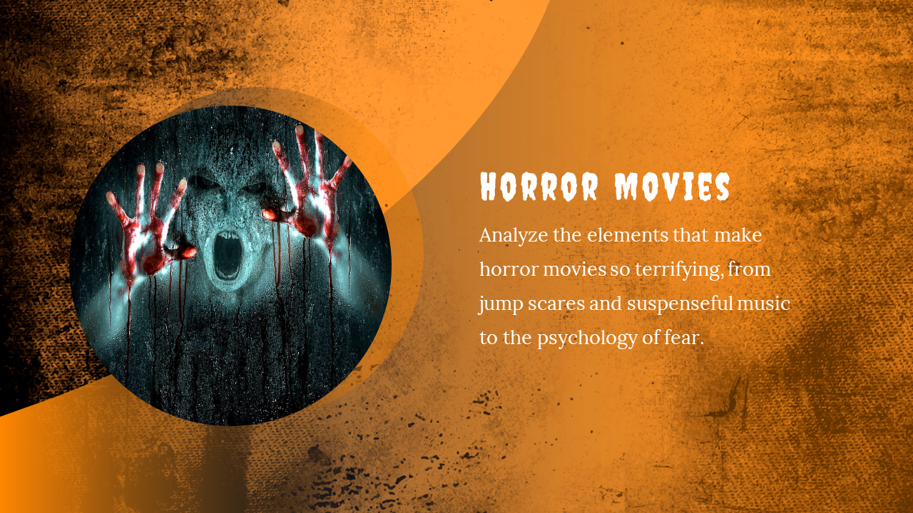 A chilling horror scene with blood stained hands pressed against glass symbolizing the terrifying elements of horror movies.