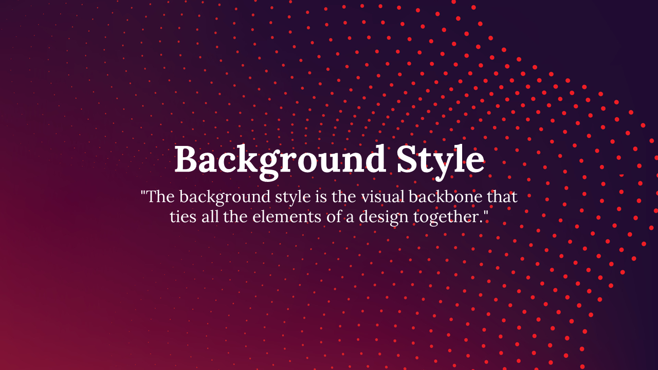 PowerPoint slides showcasing artistic background styles with modern gradient and abstract designs.