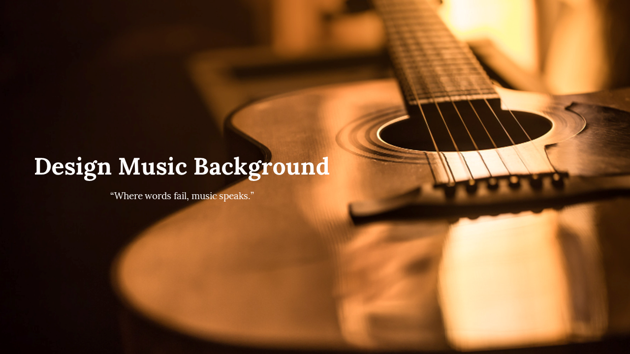 Close up of an acoustic guitar with soft lighting and warm tones, focusing on the sound hole and strings.