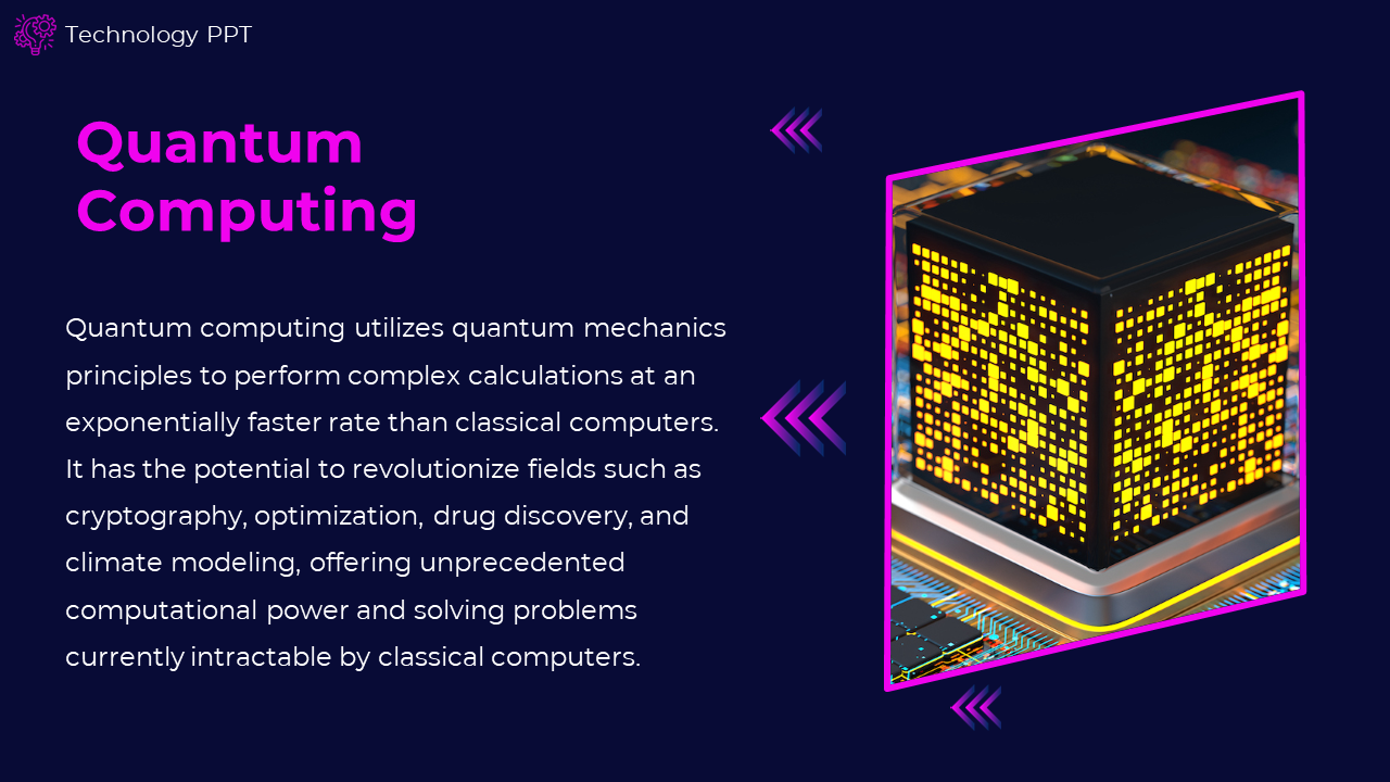 A close up of a quantum computing processor, showcasing the technology’s potential to revolutionize fields.