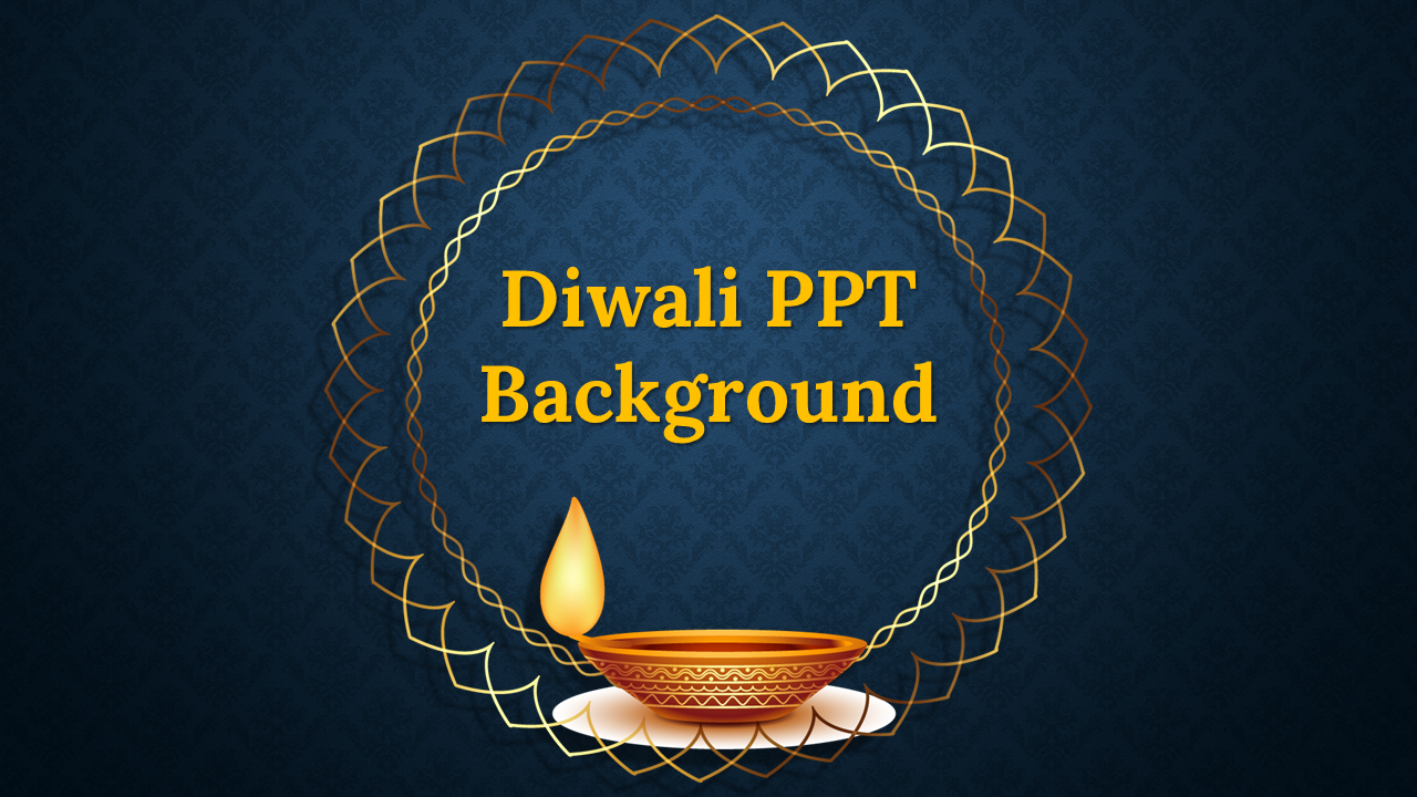 Centered glowing clay lamp with yellow flame, ornate gold ring, and bold title text on textured navy blue background.