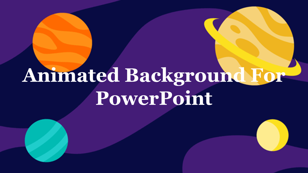 Vibrant solar system design with wavy purple layers and bold white title text centered among orbiting planets.