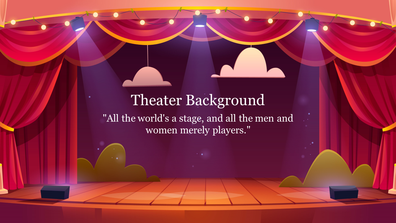 Theater Background PowerPoint and Google Slides Template