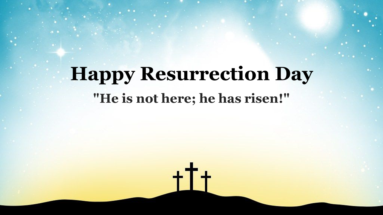 Resurrection PPT Background And Google Slides Templates