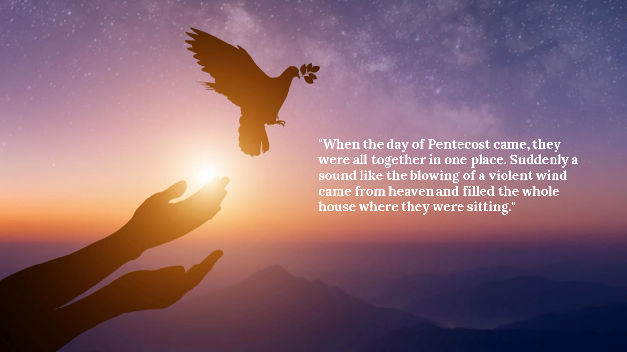 Amazing Pentecost Backgrounds PowerPoint And Google Slides