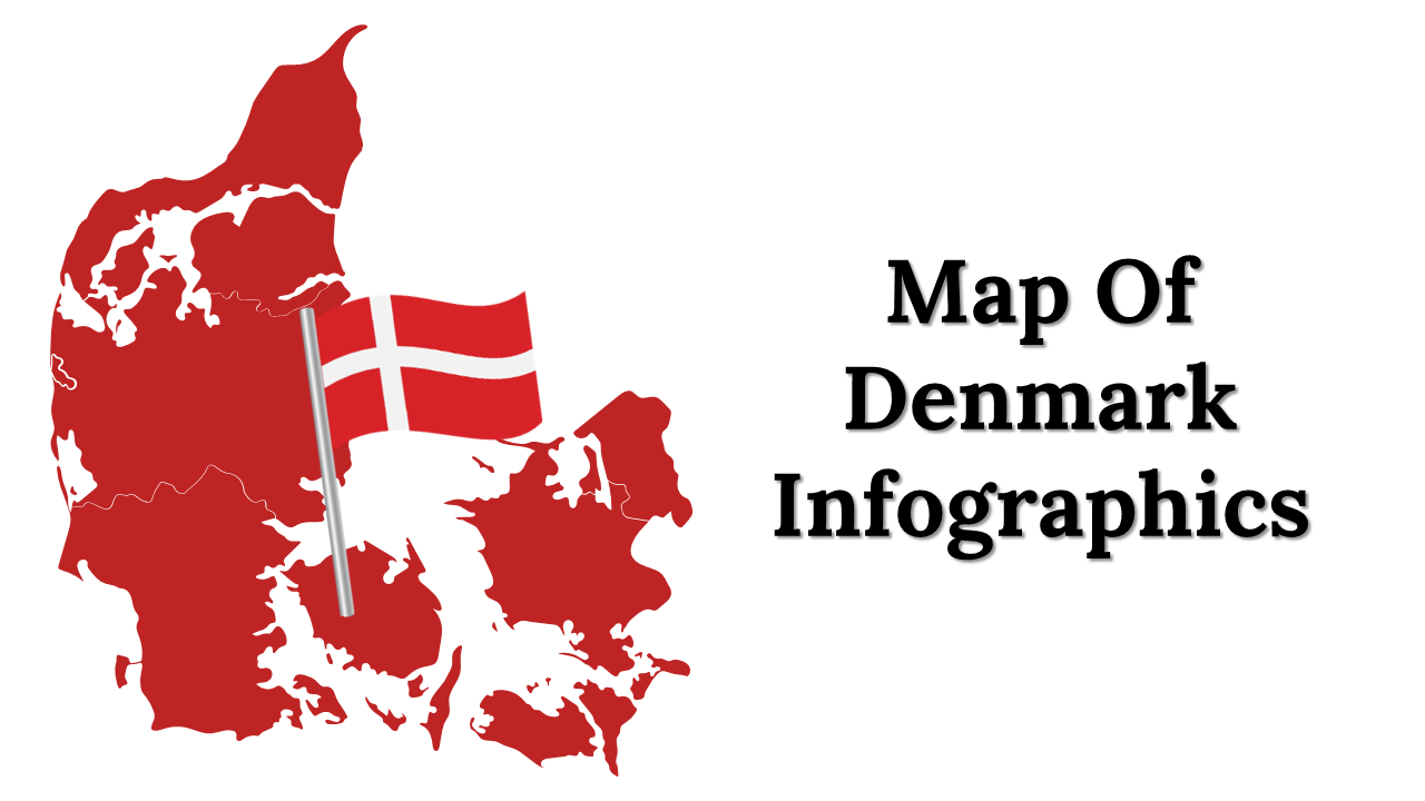 Slide deck illustrating multiple Denmark map layouts with charts, graphs, and visual data representations.