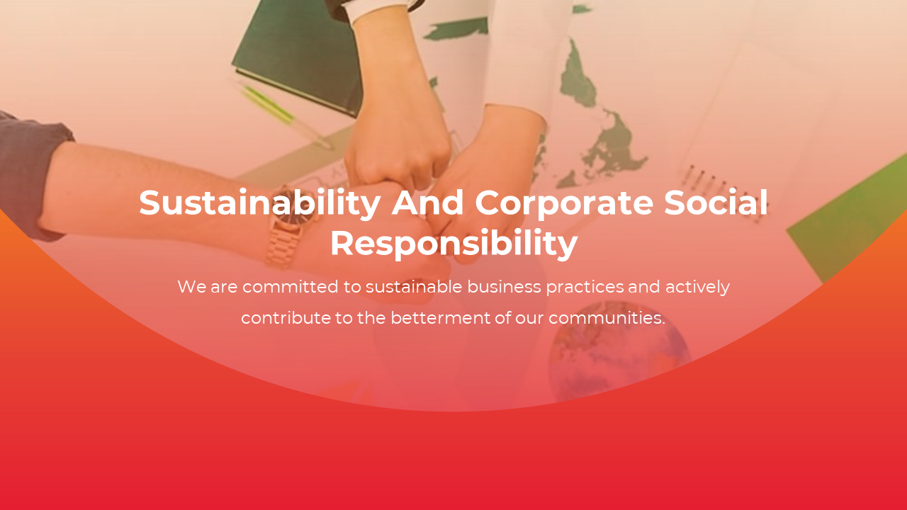 Close up of hands joining in a fist bump, symbolizing teamwork and commitment on a red backdrop.