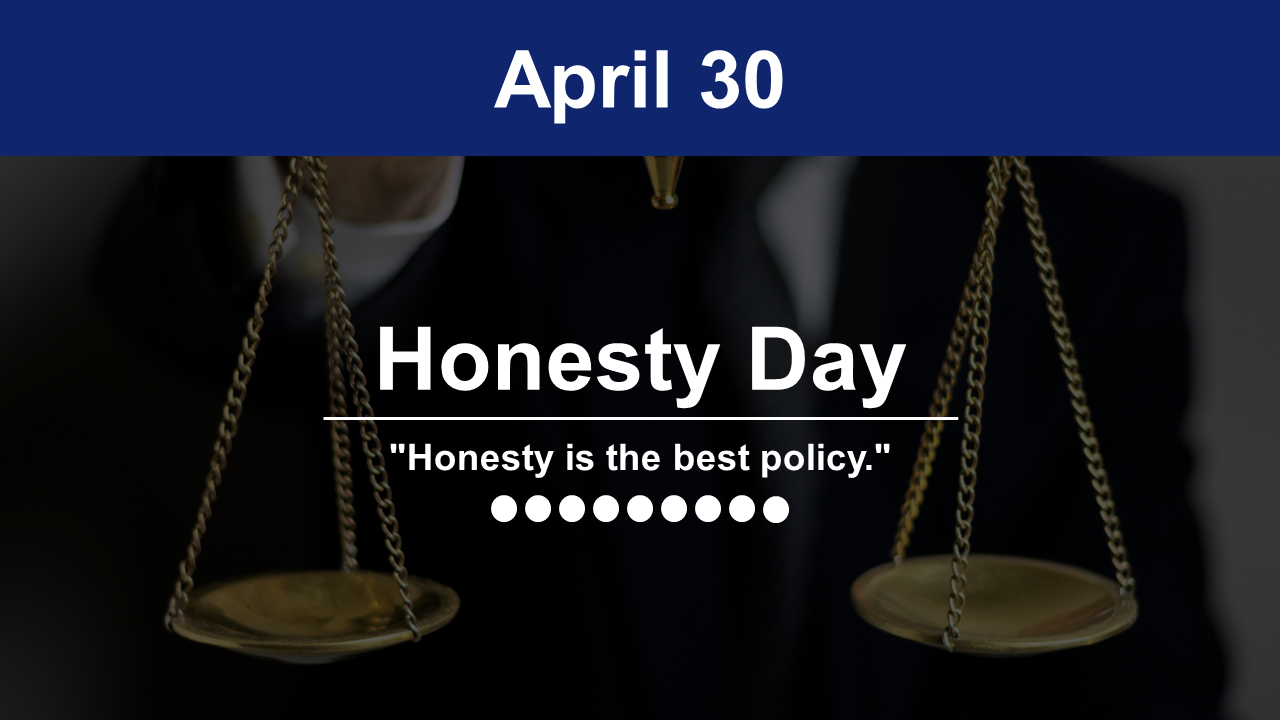 Honesty Day PowerPoint Presentation And Google Slides