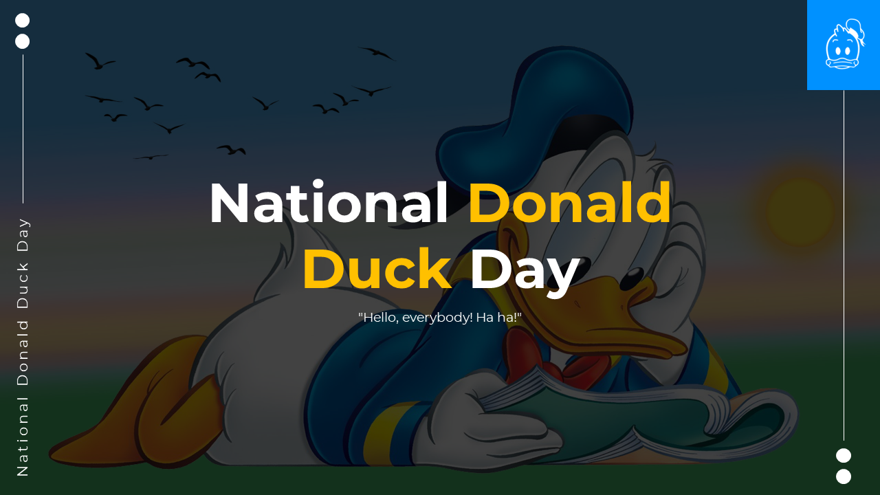 National Donald Duck Day PowerPoint And Google Slides