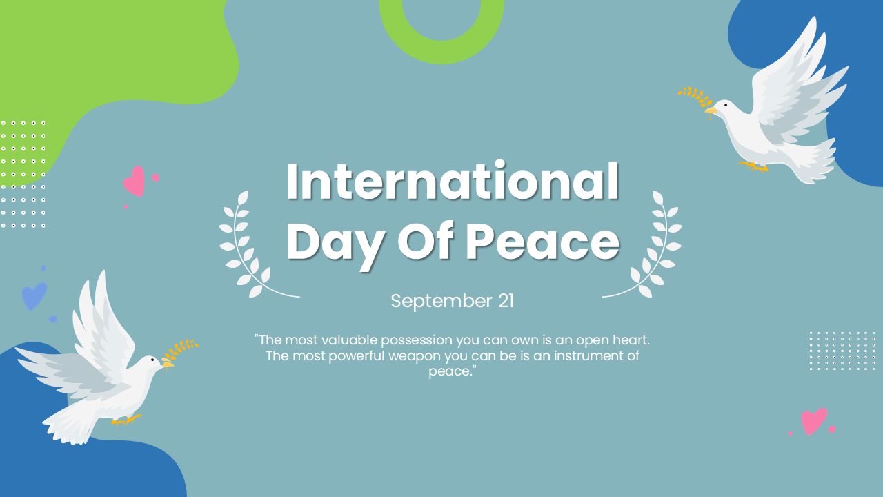 International Day Of Peace PowerPoint And Google Slides
