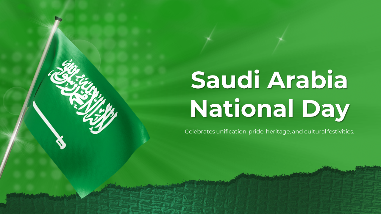 Try Saudi Arabia National Day PPT And Google Slides Themes