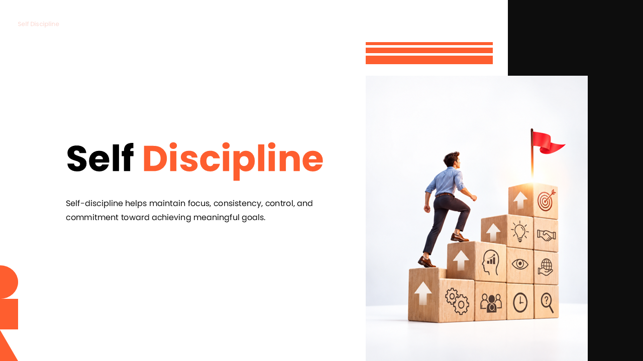 Self Discipline PPT Presentation And Canva Template