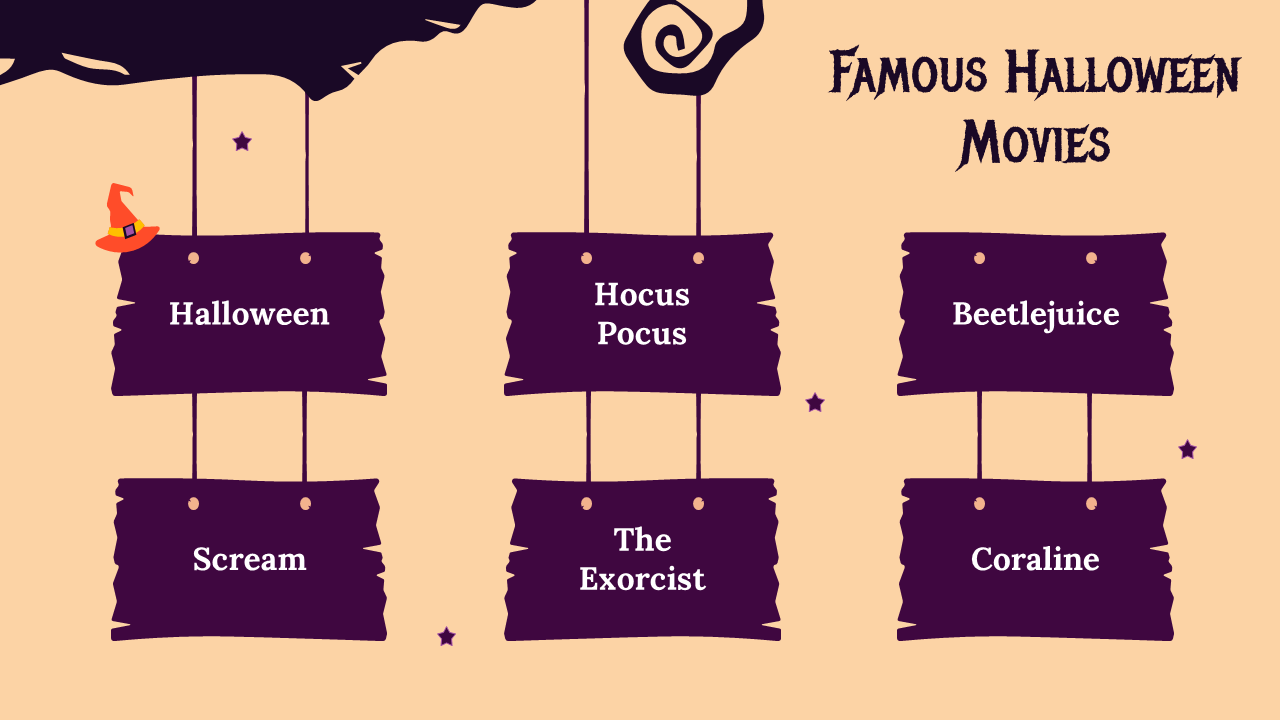 Illustration of hanging wooden planks with dark purple accents and a whimsical swirl, set against a soft beige backdrop.