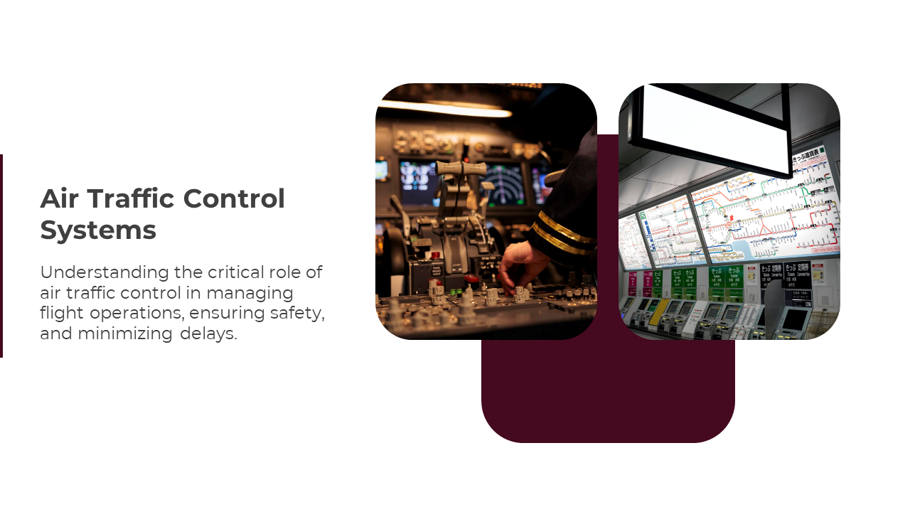 A close up of an air traffic controller's hand operating flight controls, with a screen displaying air traffic data.