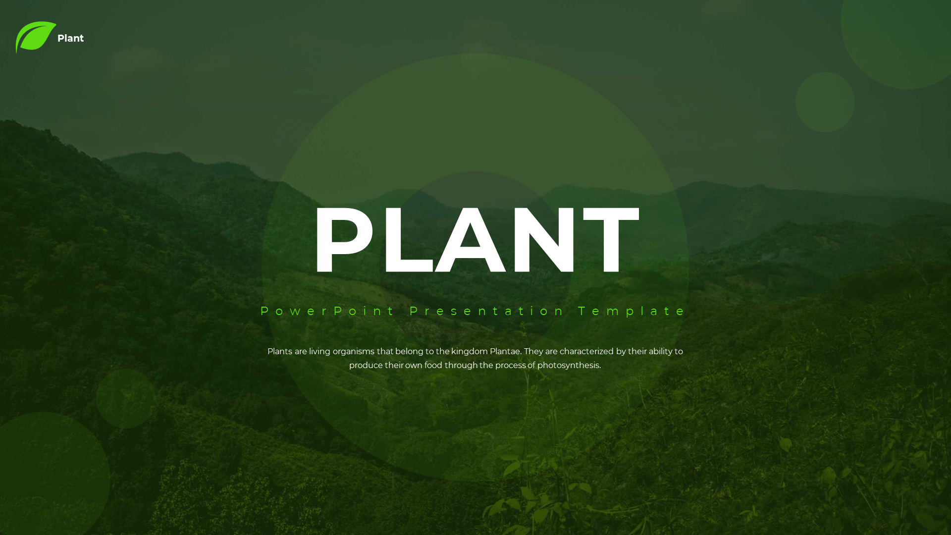Plant PowerPoint Template