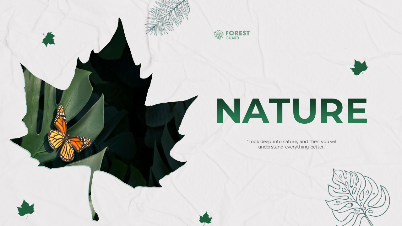 Nature powerpoint template