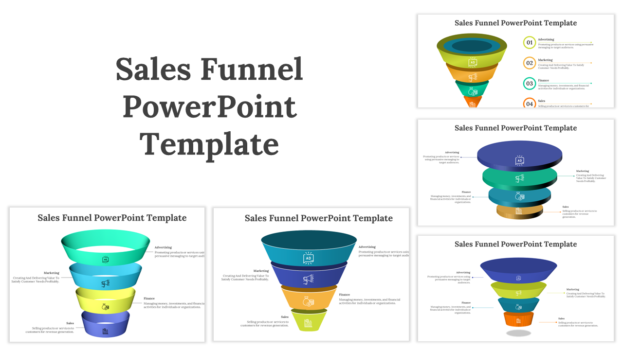 sales funnel ppt template