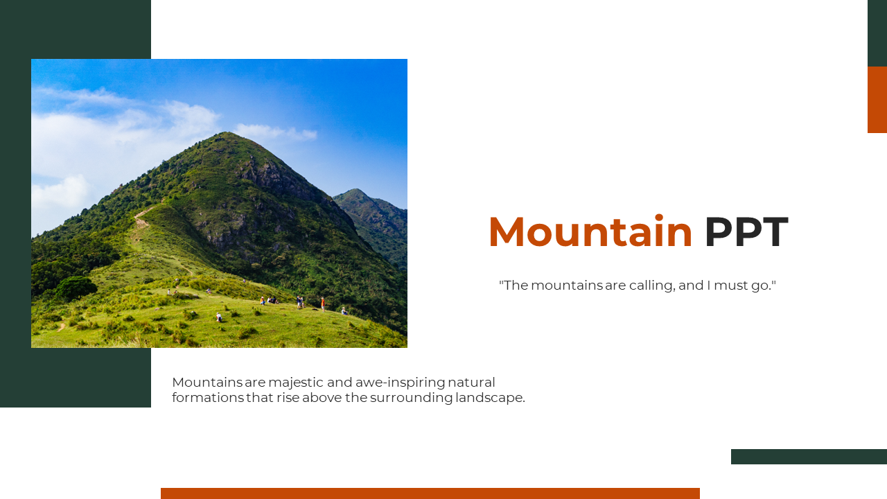 Mountain PPT Template