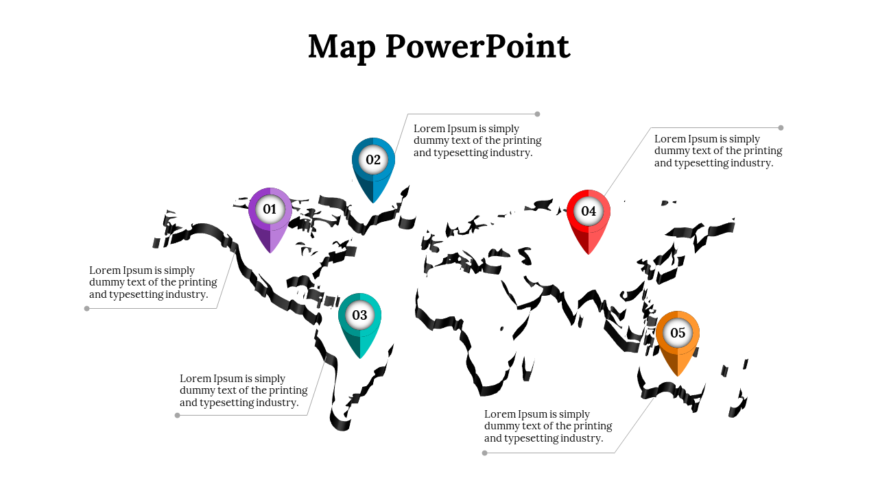 Map PPT Template