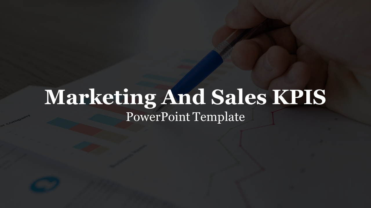 Marketing And Sales KPIS PowerPoint Template