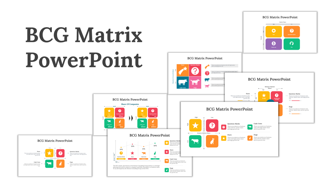 bcg matrix powerpoint template