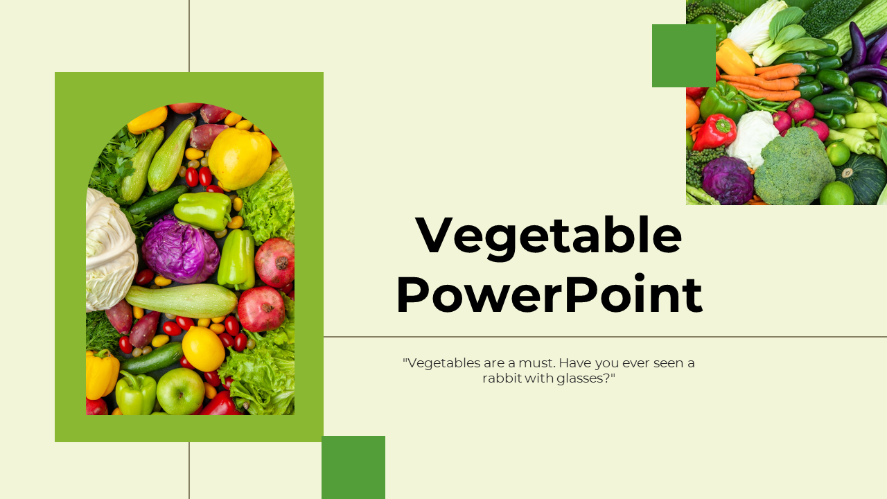 Vegetable PowerPoint Template