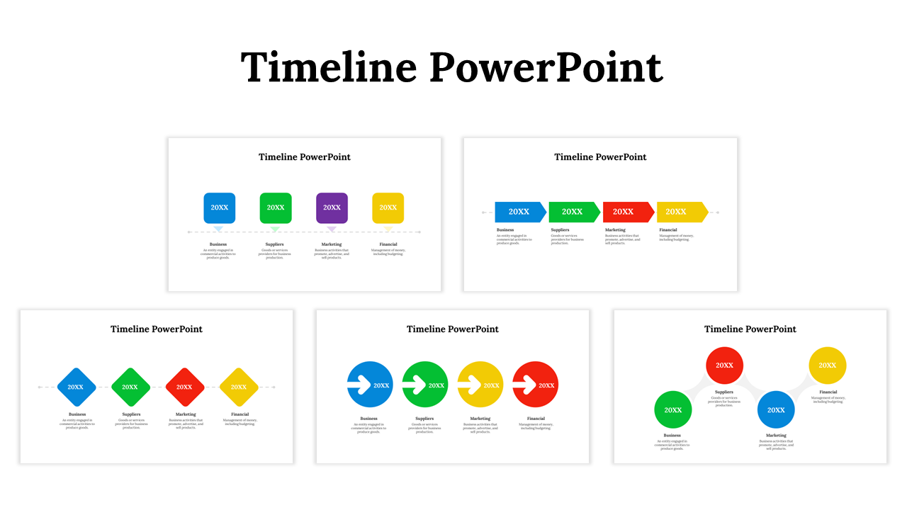 PowerPoint Timeline Slide Template Free