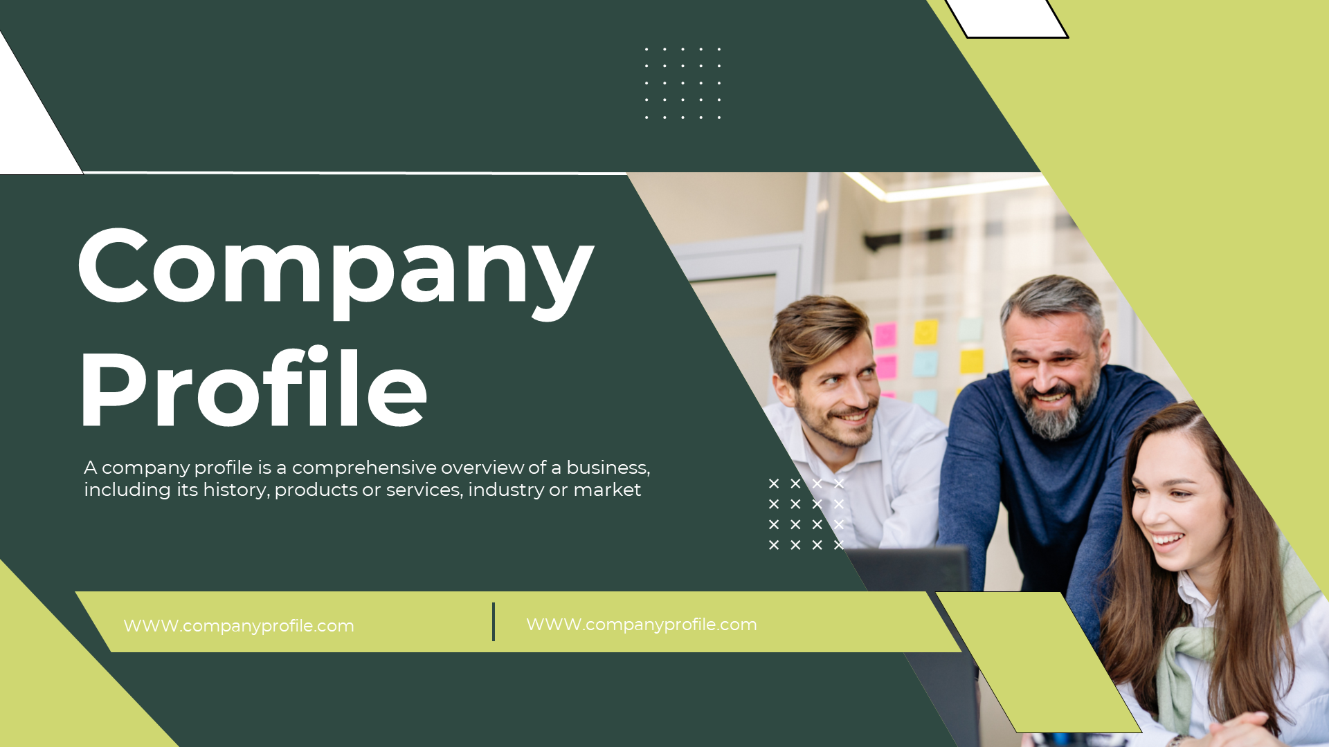 Free Download Company Profile Template PPT Format