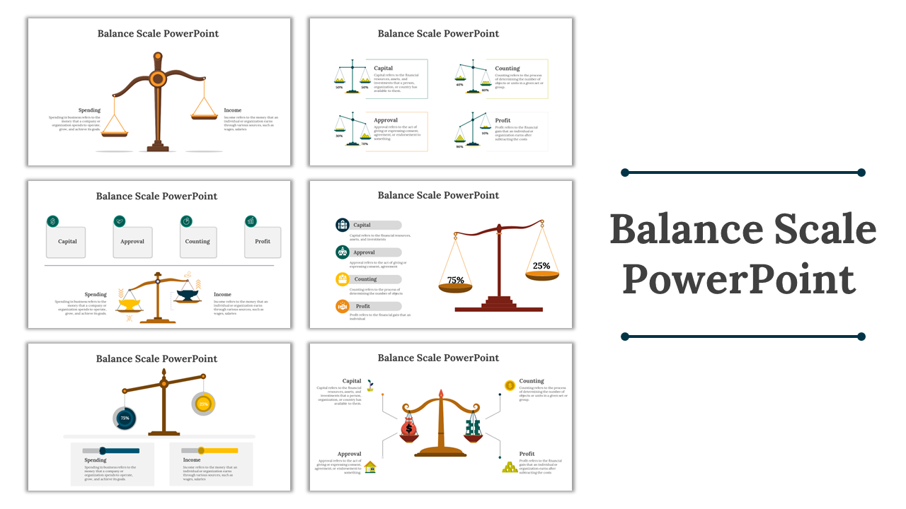Balance scale powerpoint presentation