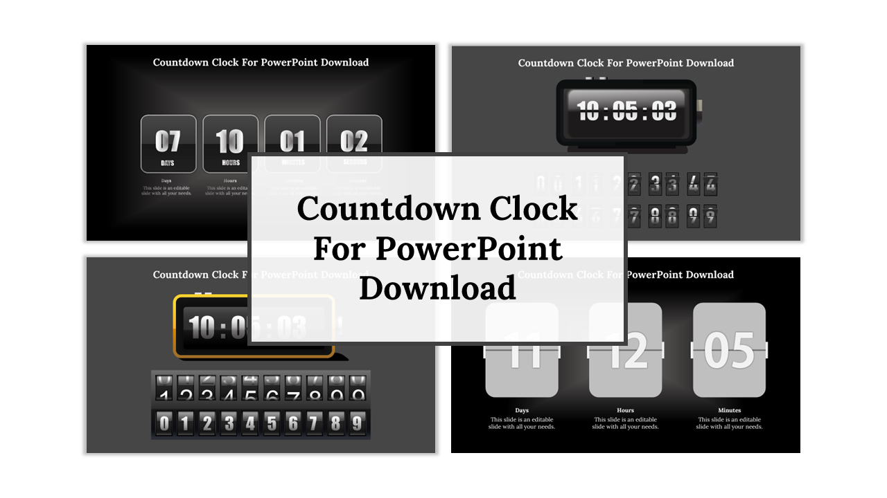 Countdown Clock For PowerPoint Download Free