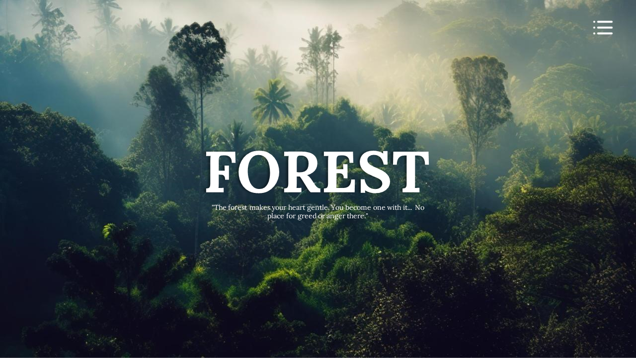 Forest Template PowerPoint Free