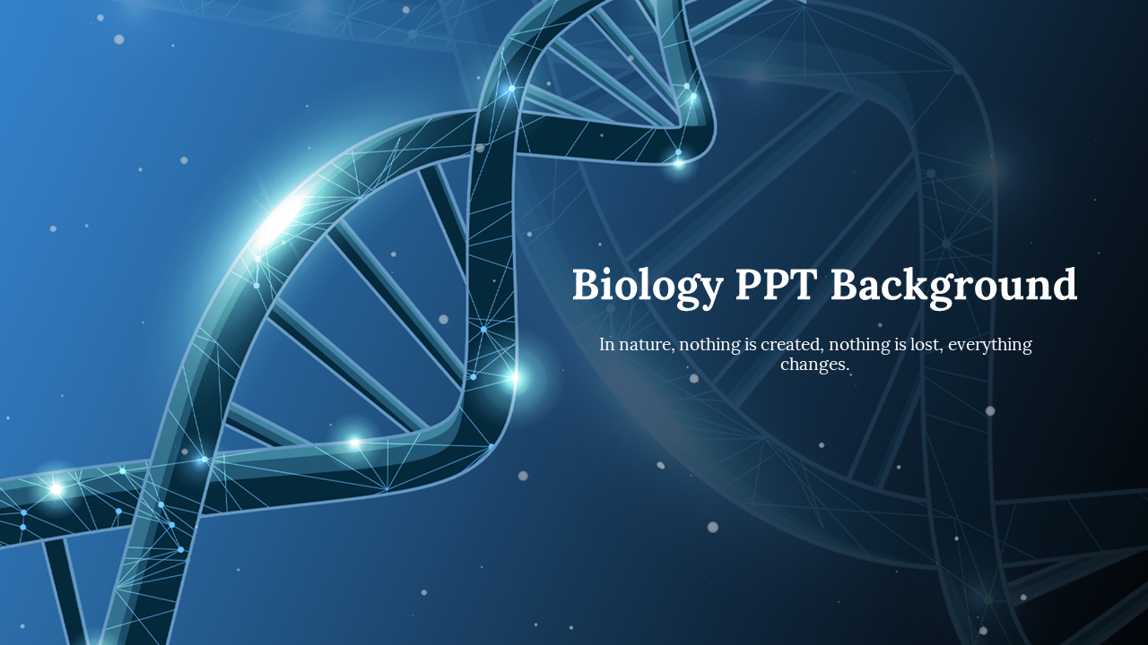 Biology PPT Background