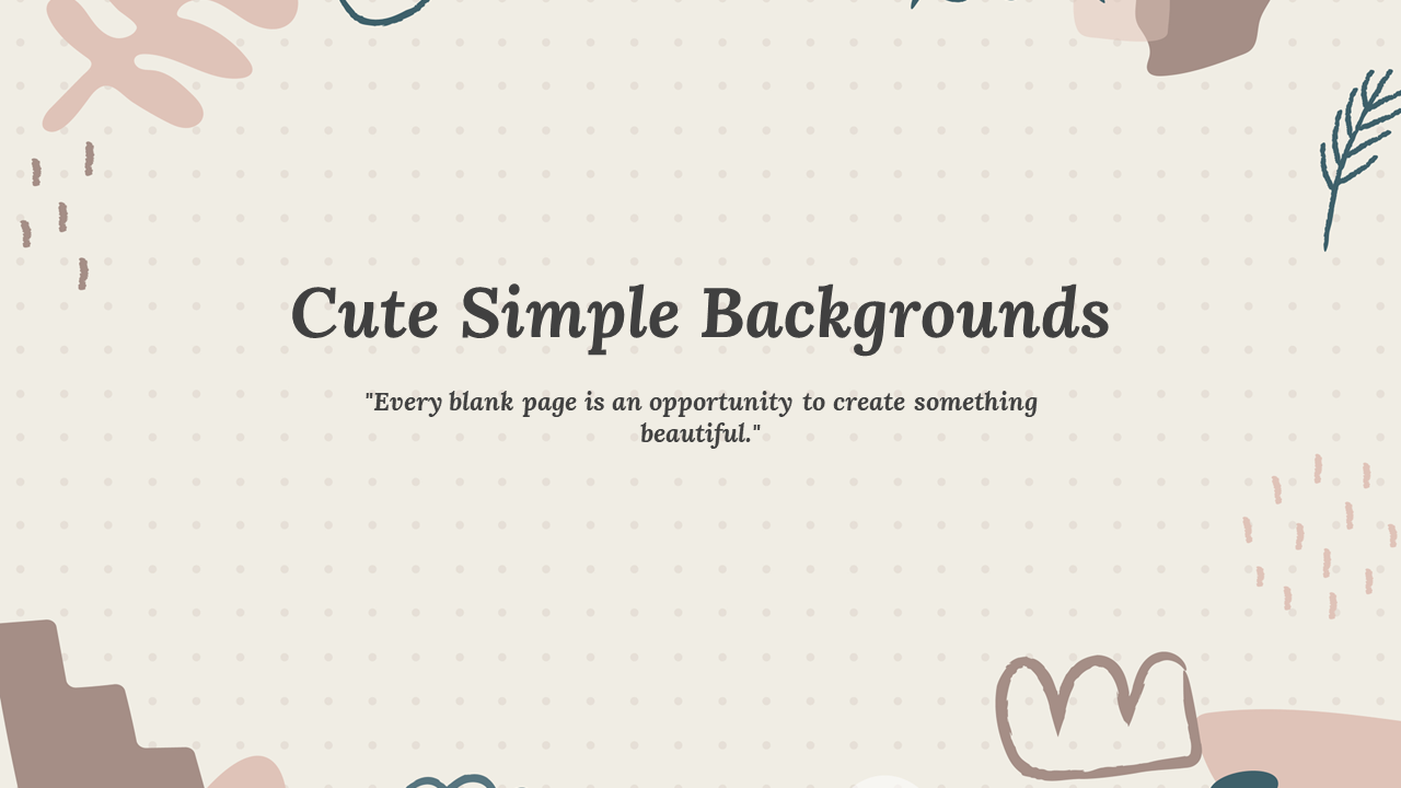 Cute Simple Backgrounds