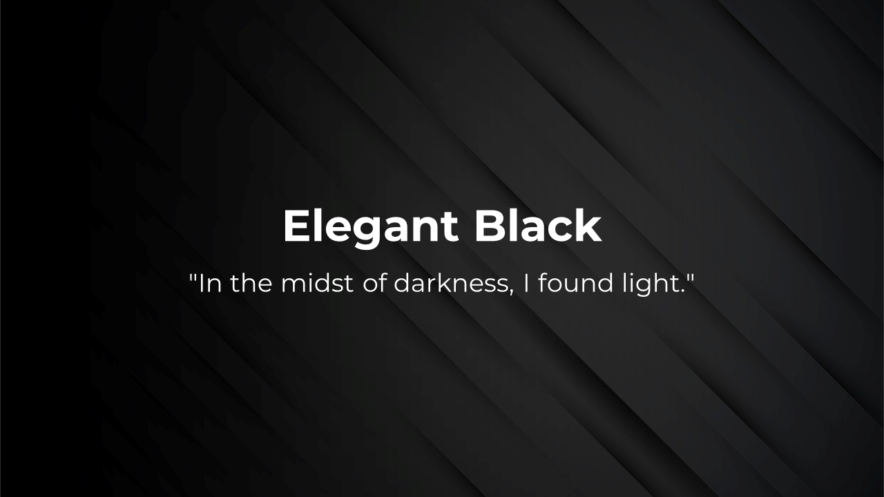 Elegant Black Background