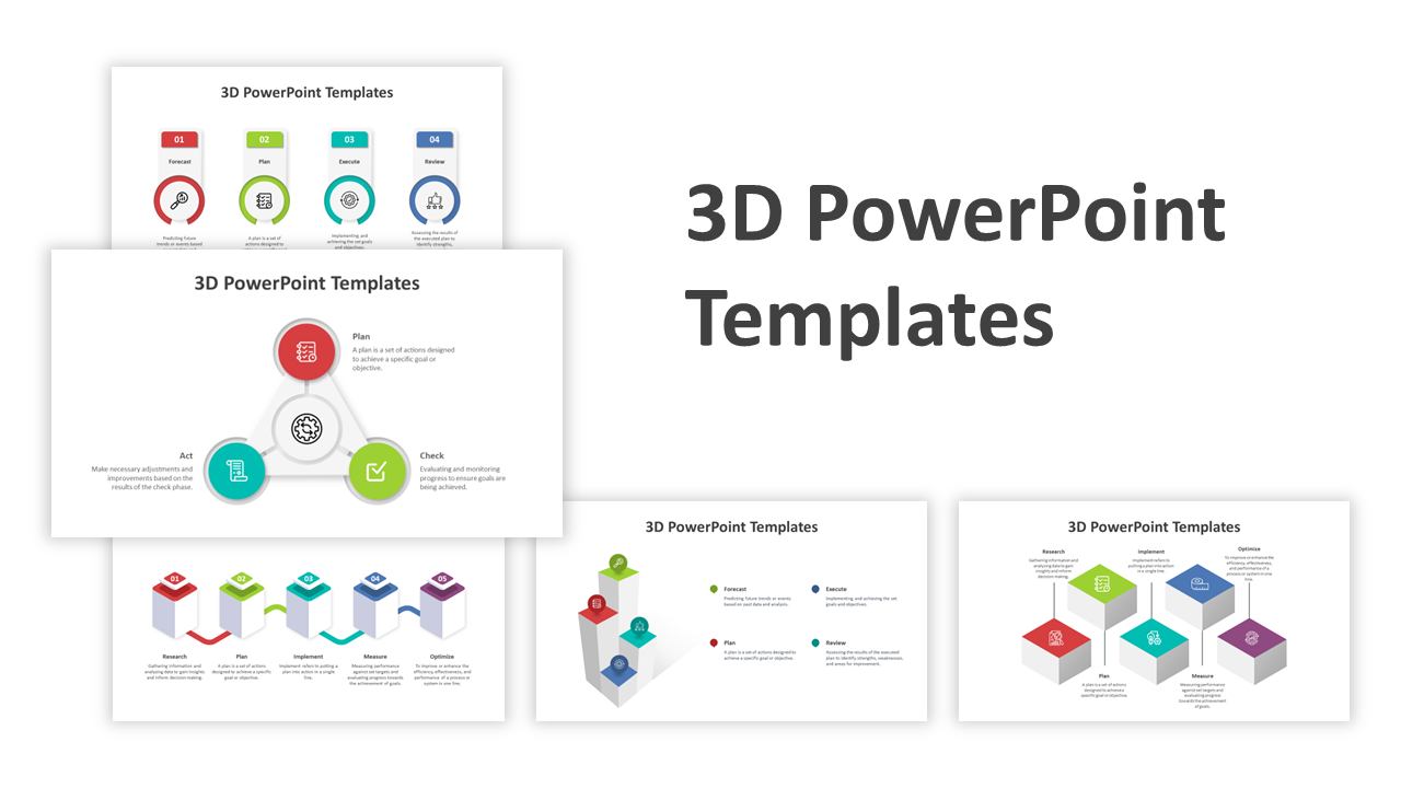 3D PowerPoint Templates 