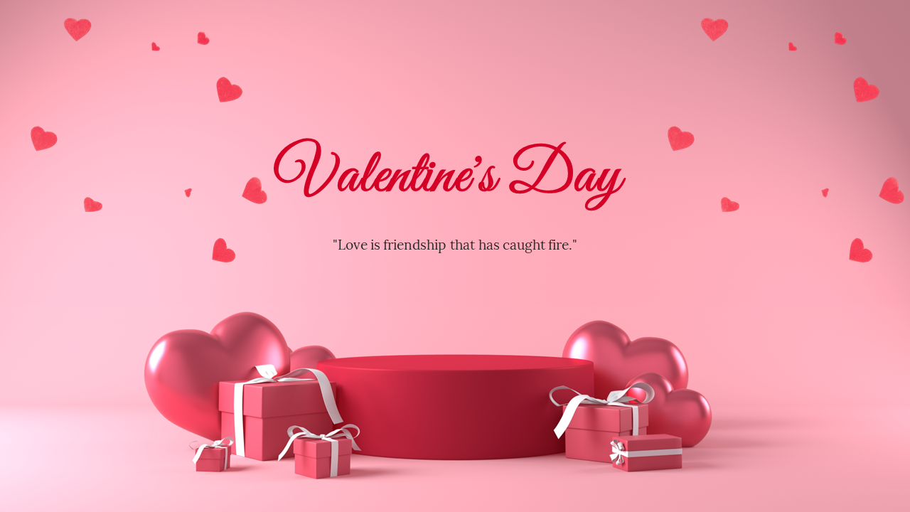 Valentine's Day PowerPoint Template Free