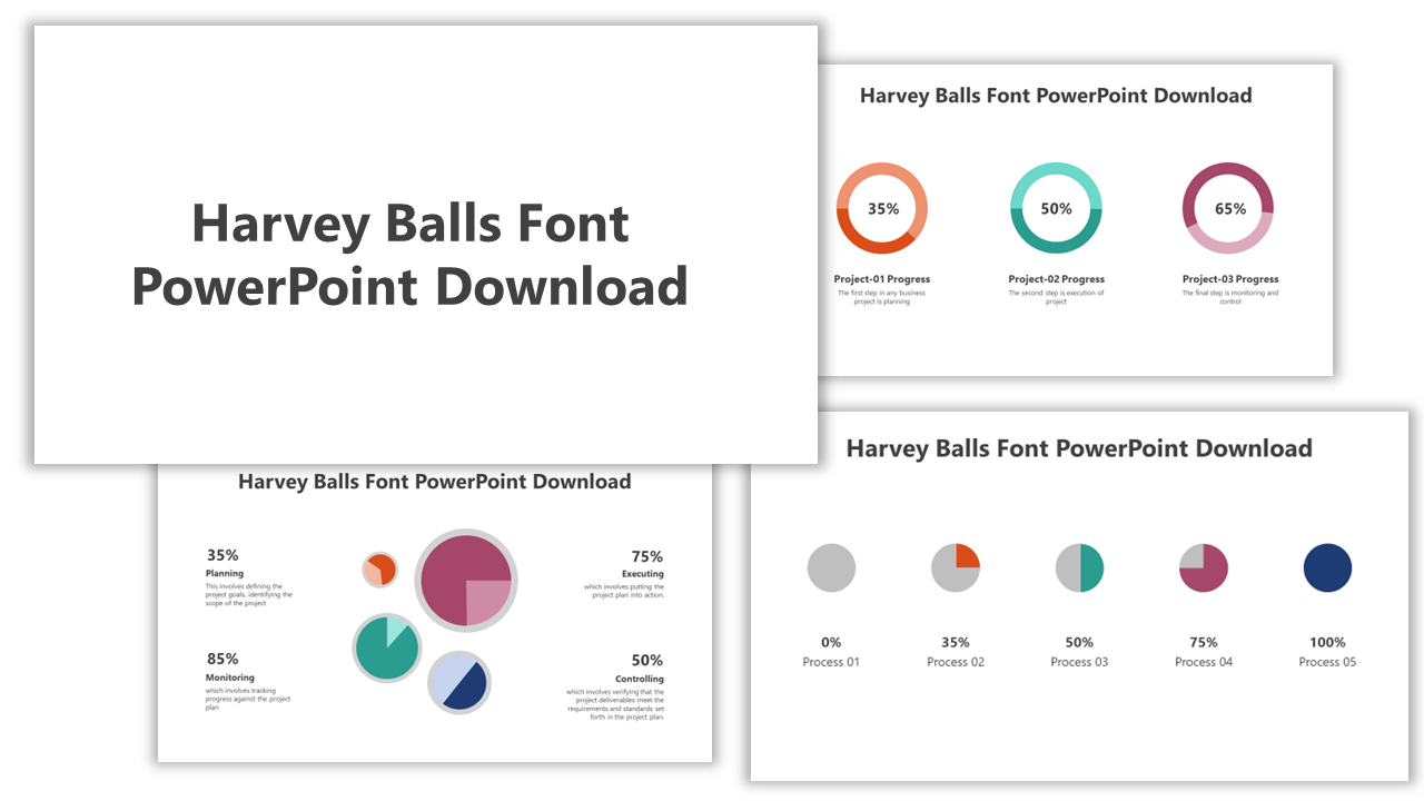 Harvey Balls Font PowerPoint Download