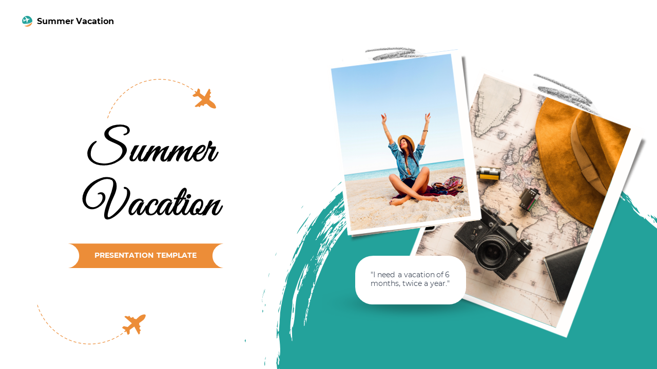 Summer Vacation PowerPoint Template 
