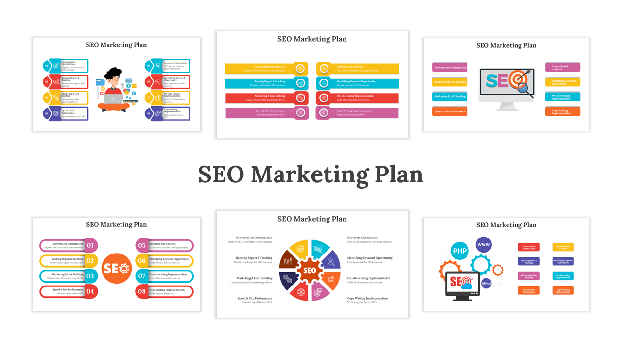 seo marketing plan template design