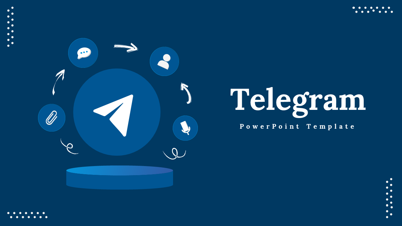 Telegram powerpoint template 